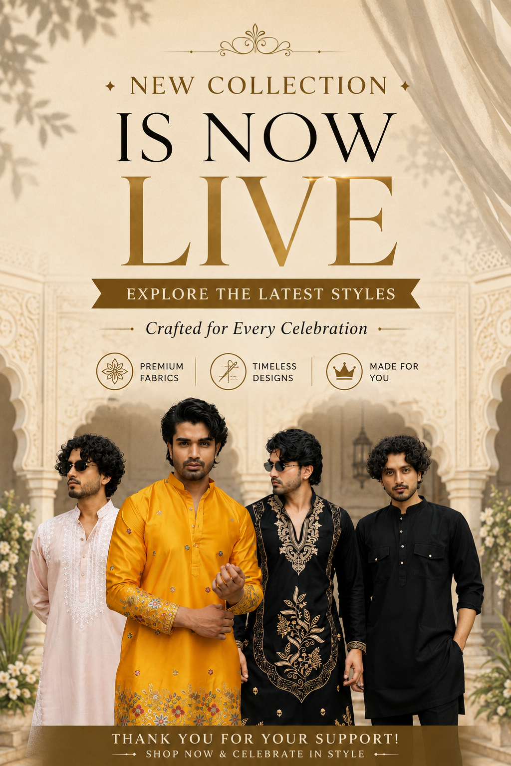 New products launching soon banner