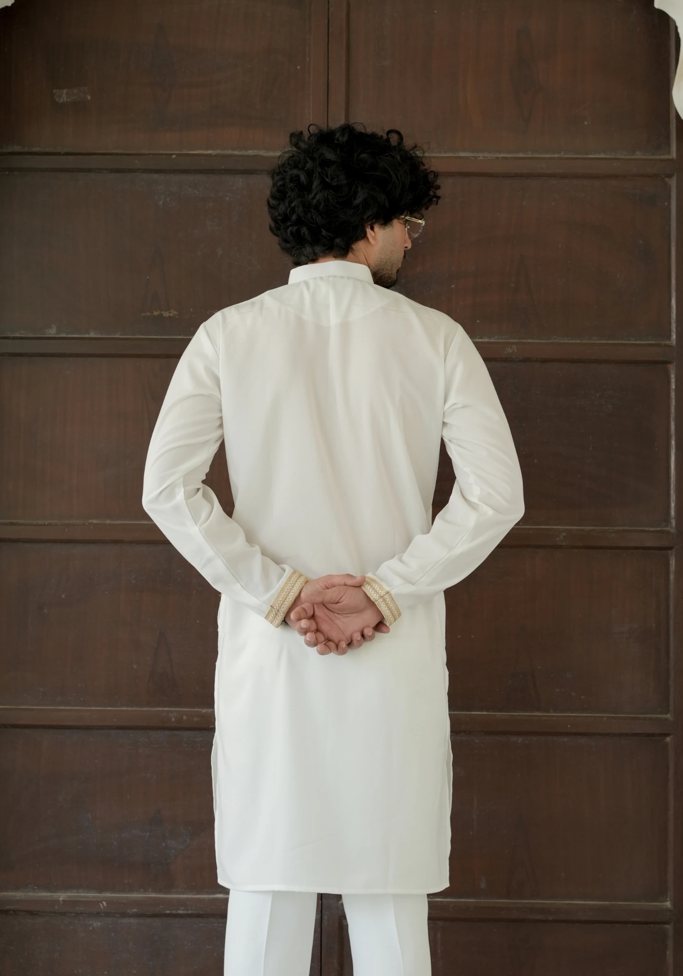 Ivory Gulnaar Gulkaar Embroidered Kurta - view 3